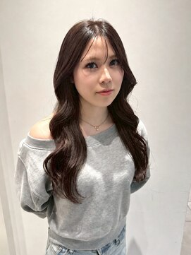 ガリカ 大名(Gallica) <ゲスト>ブリーチなしダブルカラーでショコラブラウンロング