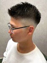 ディスイズバーバーフォース(THIS IS BARBER 4th)&nbsp;スキンフェード ソフトモヒカン ベリーショート ビジネスヘア