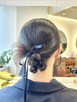 キャンバス バイ ネオリーブ 横浜西口(Canvas by neo.)&nbsp;横浜 お呼ばれヘアアレンジ タイトカチモリアレンジ