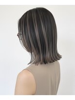 VIM hair 西原店【ヴィム ヘアー】【10月中旬 OPEN(予定)】 トレンドスタイル♪切りっぱなしボブ×透明感ハイライトカラー◎
