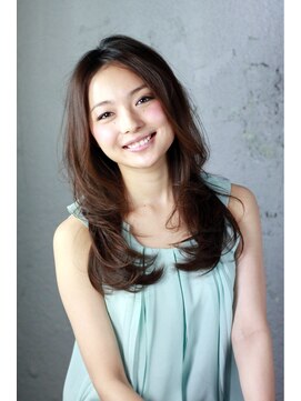 ヘア サロン パダン 浜田山(hair salon padan) 大人かわいい♪クールフェミニン重めセンターパートロング☆