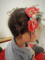 美容室 ボヌール&nbsp;【ボヌール】七五三のヘアセット【３才】