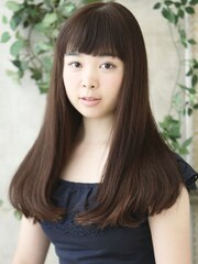 アジアンビューティー美髪美人ヘアー★内巻きストレート