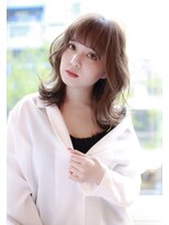 ユリエス(JU.LI.S)&nbsp;透け感アッシュ斜めバング