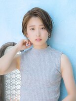 シー バイ ロンド 新宿(Sea by Lond)&nbsp;ネオウルフ小顔シースルーバングアッシュブラウン