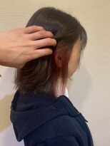 リアン 熊谷本店(Rien)&nbsp;インナーカラー×ボルドー