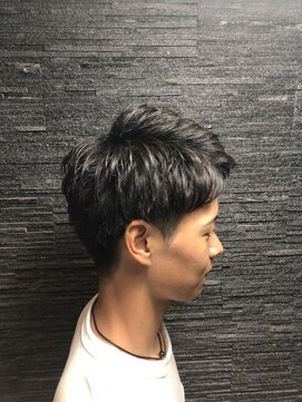 ヒロギンザ 青山店(HIRO GINZA) ツーブロック前上げスタイル