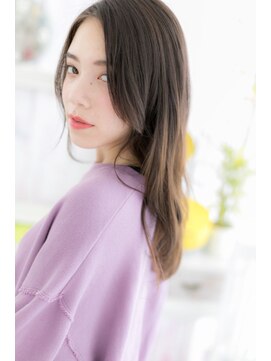 ミック ヘアアンドビューティー 大山店(miq  Hair&Beauty) リラクシー感が◎オリーブアッシュゆらぎストレートa