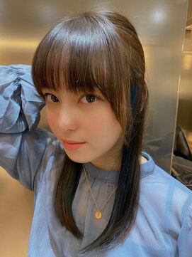 レーヴバイロンド 仙台(Reve by Lond) 学生さんに大人気☆人と被らないインナーアクアブルー☆