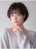 ショートボブ 大人可愛い 美シルエット 青山 表参道 30代40代