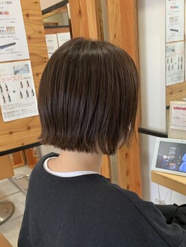 アドラーブル 駅南店(adorable) 20代30代ミニボブココアブラウン小顔美肌ストレート丸み