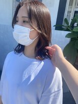 ラグ バイ シゲルカットクラブ 神田久志本店(lag)&nbsp;韓国風♪チラ見せインナーカラー