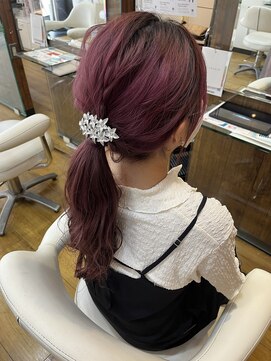 ジャストヘア ラポール 北久里浜店(just hair RAPPOR) 【佐々木 美香子】アレンジ 秋 ロング ゆるふわ