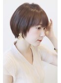 【 Ｉ. 】30代からの襟足すっきり前下がりショートボブ　川口
