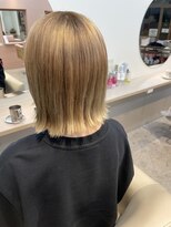 ヘアサロン カンパニュール(hair salon Campanule) 切りっぱなしボブ