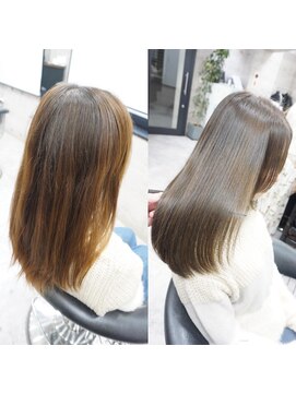 ヘアテリア リュウ 大塚(hair teria ryu) 縮毛矯正/髪質改善/艶髪ストレート/艶カラー