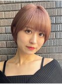 30代40代大人女性/前髪ありショートボブ/ショートヘア/髪質改善