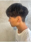 メンズマッシュソフトツイストスパイラルパーマ群馬高崎眉毛