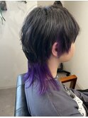 メンズインナーウルフカット