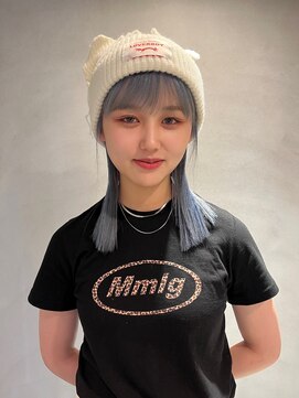 ペレ 梅田(PELE) 前髪/アンブレラカラー/こなれミディ/イメチェン/ウェーブパーマ