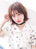 切りっぱなしボブ