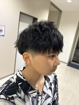 アチーブ ヘア デザイン(achieve hair design)&nbsp;2way緩めツイストスパイラルパーマメンズマッシュウルフカット