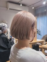 クラップス 上大岡(CLAPS)&nbsp;ミニボブ/ハイトーン/ベージュ/ホワイトベージュ【2ブリーチ】