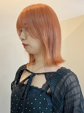 サクラ オモテサンドウ(SAKURA) オレンジベージュ ブリーチカラー 表参道