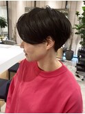 大人ツーブロック/くびれショート/白髪ぼかし/武蔵小杉/自由が丘