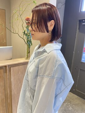 フェンヘアーアイス 中目黒(Fen.hair ici) 大人可愛い美人デザインボブナチュラルブラウン