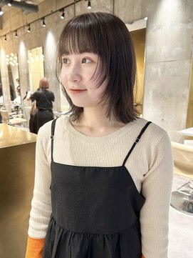 ヨーク(yoke) 【yoke×RYO】顔まわりレイヤー/ウルフレイヤー/ベージュ