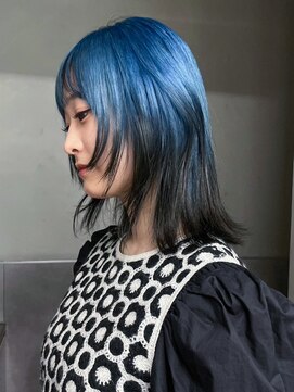 アルバム 池袋(ALBUM) ミニウルフミディアム顔周りレイヤー韓国ヘア_ba547981