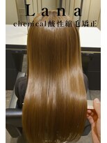 ラナ 天神今泉(Lana)&nbsp;Lana シルクグロス酸熱縮毛矯正　ジュエルカラー