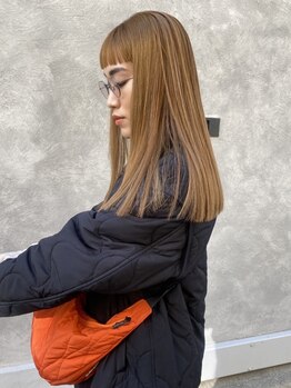 【門前仲町駅1分】圧倒的支持率!!ツヤ感UP★透明感のある自然な外国人風になれるシークレットカラーが人気!