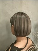 【＆ONE　自由が丘】　ボブスタイル×グレージュ