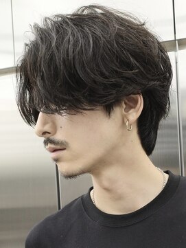 フィフス 神南(fifth) 渋谷ミディアムヘアメンズボブニュアンスサーフカールウルフ◆