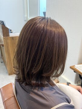 【amule hair】スタイリング簡単くびれミディアム