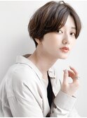 ♪前下がりショートボブハンサムショートカット上手い錦糸町ケア