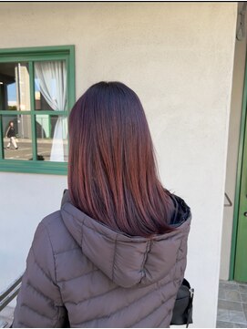 ピンクブラウン　カラー