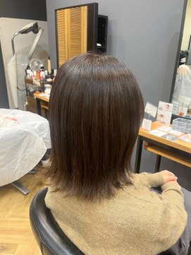 アルター(aL ter) 外ハネボブ［暗めカラー/マッシュ/デザインカラー］長野歌穂