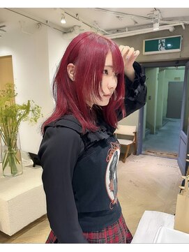 ローレン(LOREN) ミディアムヘア/デザインカラー/フェイスフレーミング/栄/久屋