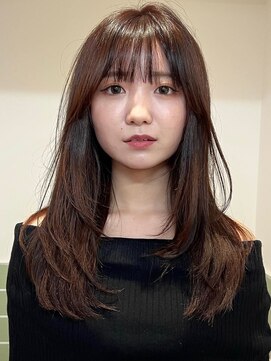 ニコ トウキョウ 渋谷(nico TOKYO) ミディアムレイヤーカット顔周りレイヤーウルフハッシュカット