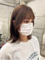 ソラ 鶴見店(sola) 【鶴見】クビレヘアー グレージュ/ブラウンカラー