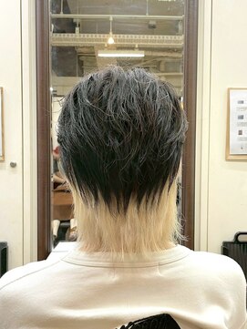 レボルトヘアー(R EVOLUT hair) MEN’S HAIR/サーフカール/刈り上げセンターパート/柏駅