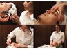 【疲れを癒す】ヘッドスパorフェイシャルコース