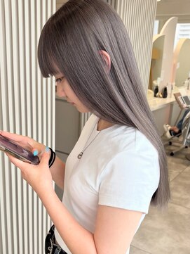 カシェ キョウマチ(cashe’e) 松阪/ブリーチ/シルバーベージュ/ベージュ/10代/20代