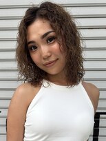 サル(saru)&nbsp;ブリーチ×スパイラルパーマ