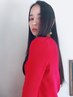 酸性ストレート＋カット　￥18000