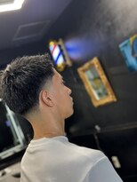 ゴールドグローバーバー(GOLDGLOW BARBER)&nbsp;スパイキーショート×テーパーフェード