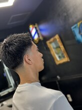 ゴールドグローバーバー(GOLDGLOW BARBER)&nbsp;スパイキーショート×テーパーフェード